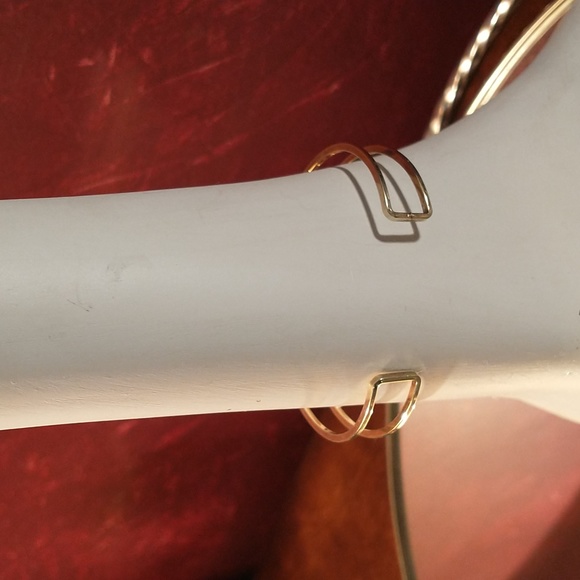 Krementz Two Toned Rose/Yellow Goldtone Bracelet - Vintage 1950s - Picture 3 of 8